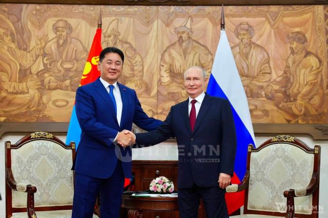 У.Хүрэлсүх, В.Путин нар 9 асуудлаар ТОХИРОЛЦЖЭЭ